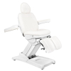FOTEL KOSMETYCZNY ELEKTR. AZZURRO 872S PEDI-PRO 3 SILN. BIAŁY